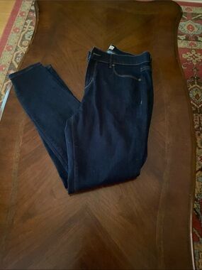 LOFT Dark Indigo Skinny Jeans